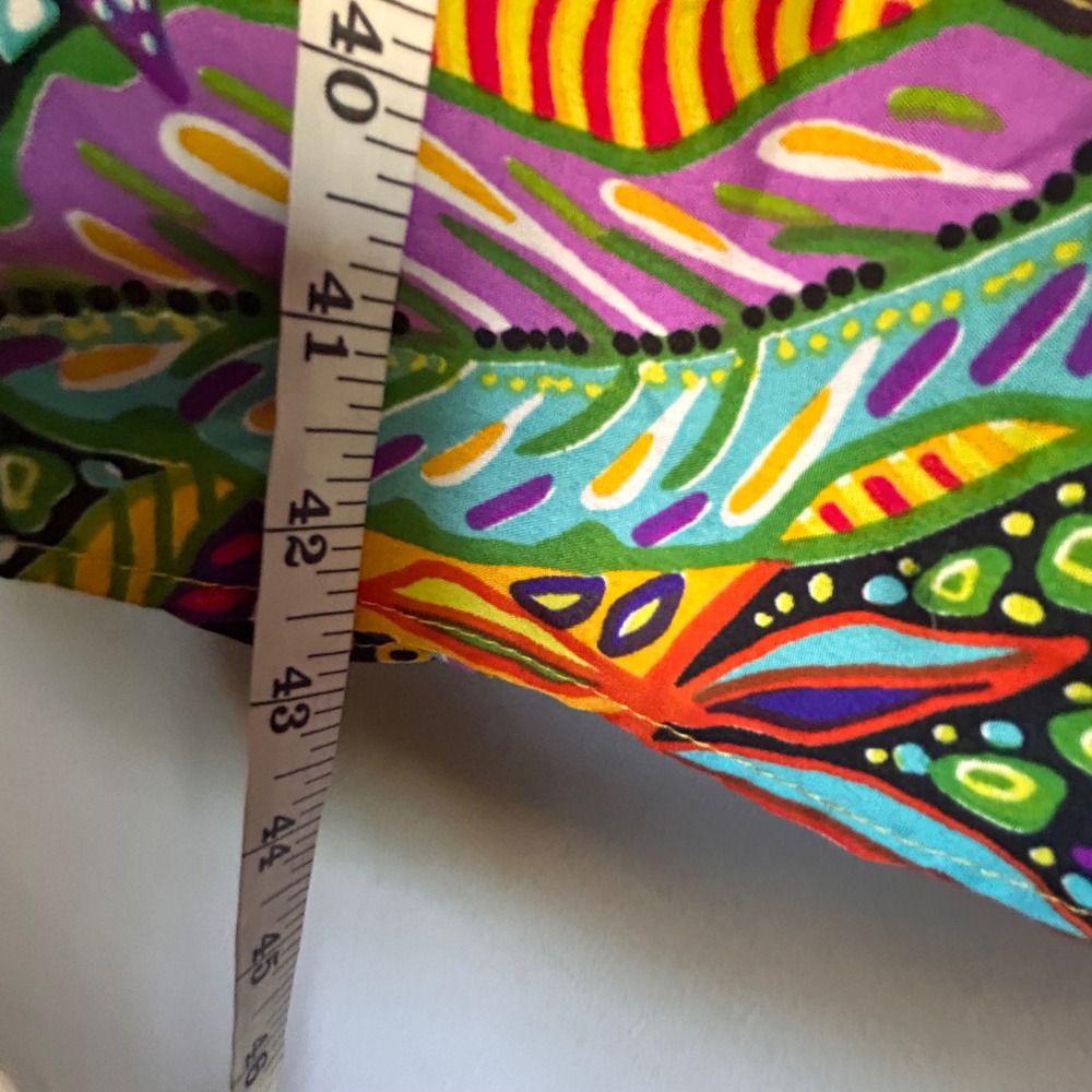 Ashley Stewart Tropical Abstract Maxi Skirt Multi Color 2X NWT TROPICALMA - Picture 8 of 8